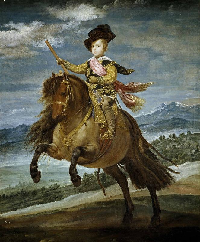 Diego Velazquez Equestrian Portrait of Prince Balthasar Charles china oil painting image